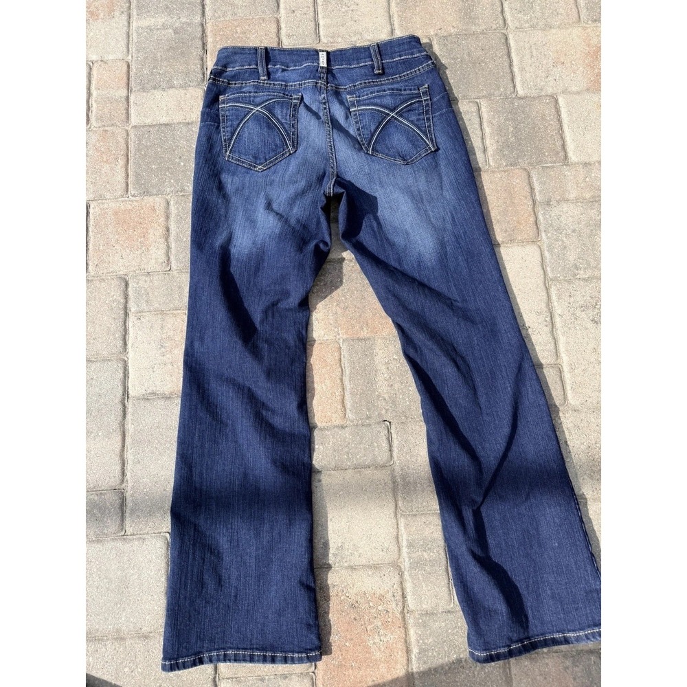 Ariat Women's Real Denim Rosa Bootcut Embellished Pockets Cowgirl Jeans Size 32